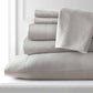 Luxe Microfiber 6 Piece Sheet Set, Light Grey