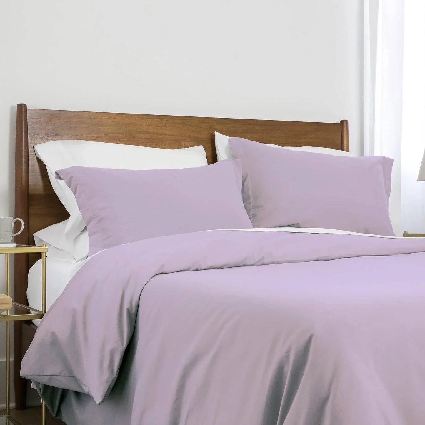 Luxe Microfiber Duvet Set, Lilac