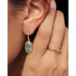 Kendra Scott Lee Drop Gold Earrings, Dichroic Glass