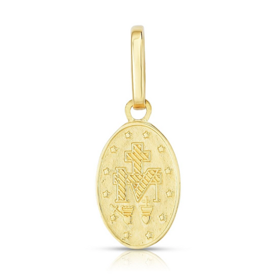 14K Miraculous Medal Pendant