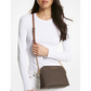 Michael Kors Jet Set Medium Dome Crossbody, Signature Brown