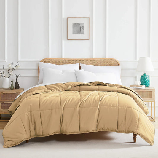 Luxe Down Alternative Comforter, Gold