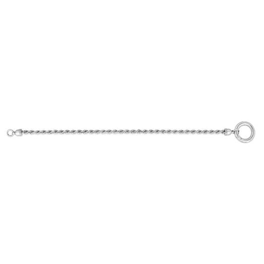 Royal Rope Chain Bracelet, 3.4mm