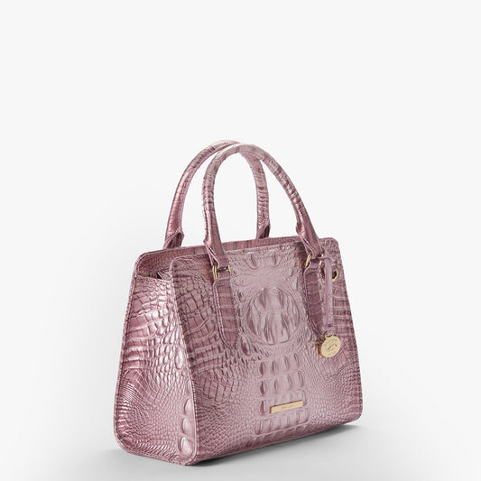 Brahmin Melbourne Collection Cami Satchel, Mellow Rose