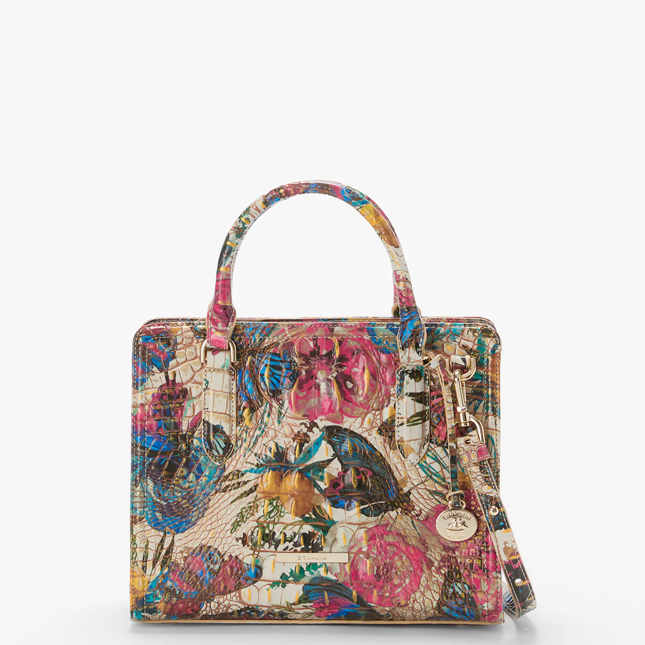 Brahmin Melbourne Collection Cami Satchel, Mariposa