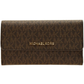 Michael Kors Jet Set Large Trifold Wallet, Signature Brown