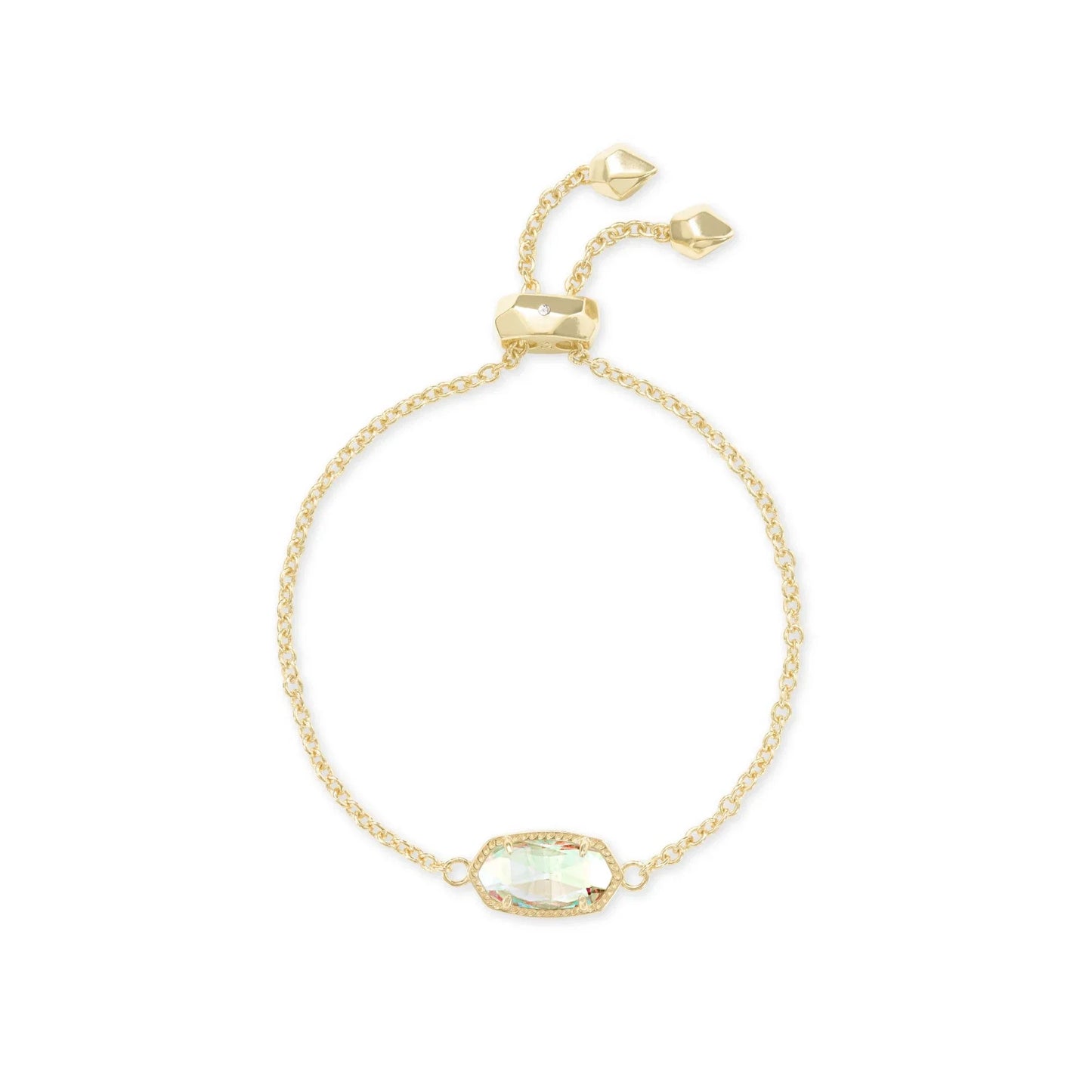 Kendra Scott Elaina Adjustable Link Bracelet, Dichroic Glass