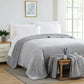 Simply Essential Microfleece Oversized Blanket, Grey