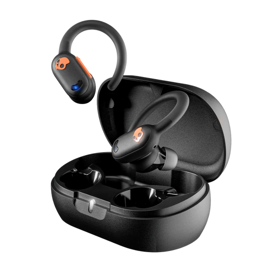 Skullcandy Push ANC Active Wireless Earbuds, Black / Orange